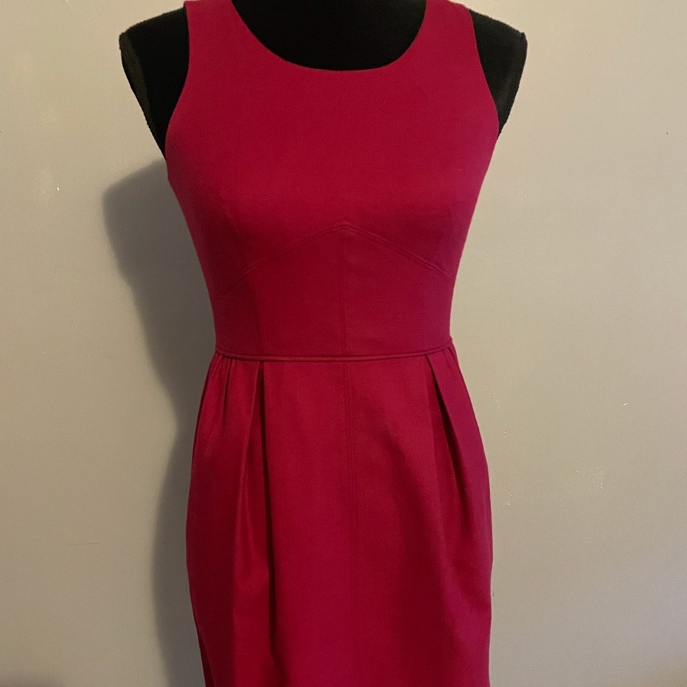 J crew women’s dress red 00 petite
